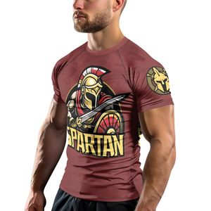 Vente en gros OEM Personnalisé Rashguard Unisexe Protection UV UPF 50 Sublimation Coupe Ajustée Évacuation de l'humidité Polyester Fabrication OEM Vente en gros - Product Image 3