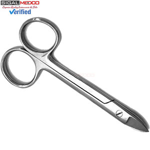 Lot de 3 ciseaux manuels Crown Beebee 4,25 po droits en acier inoxydable allemand pour la coupe de tissus fins (instruments chirurgicaux) - Product Image 4