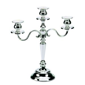 Classic Luxury Metal Candelabra For Royal Style Dining Table Decoration With <b>Ornamental</b> Vintage Inspired Structure - Product Image 2
