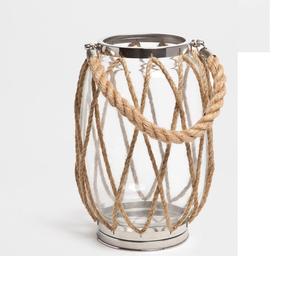 Lámpara Colgante Decorativa Artística de Vidrio y Cuerda para Realzar la Estética Interior - Product Image 2