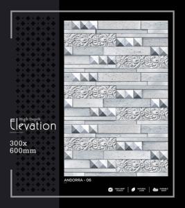 Elegante Azulejo de Pared de Porcelana de Alta Profundidad 300x600mm 30x60cm 12x24, Cerámica Decorativa Mate con Textura Perforada para Baño - Product Image 3
