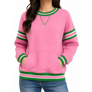 Cosh International - Nueva Llegada de Camisetas de Algodón de Alta Calidad con Cuello Redondo y Manga Larga, Bordado de Hermandades, Artículos de Colegio - Product Image 5