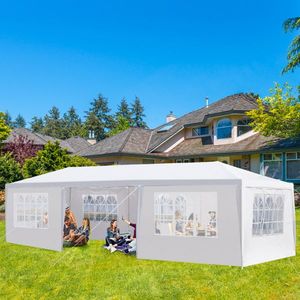 Pergola a 7 Lati in Ferro con Telo in PE e Tubi a Spirale 3x9m per Matrimoni ed Eventi - Product Image 4