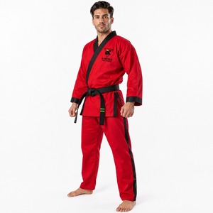 Uniforme de karaté en polyester/coton extensible, vêtements d'arts martiaux, meilleur prix, uniforme d'arts martiaux super vendu / combinaisons de karaté unisexes - Product Image 1