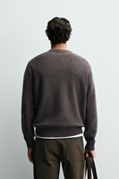 Pull en maille Henley de luxe pour homme, col boutonné, manches longues, doux et chaud, tricot d'hiver décontracté, vente en gros de vêtements