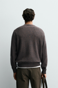 Men's Luxury Style <b>Henley</b> Knit Pullover Sweater <b>Long</b> <b>Sleeve</b> Button Neck Soft Warm Casual Winter Knitwear Wholesale Apparel - Product Image 2