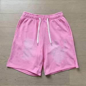Shorts Cargo en Coton pour Homme, Style Streetwear Vintage Décontracté, Respirant, Non-tissé, Taille Haute avec Cordon de Serrage, Couleur Unie, Logo Personnalisé, Délavé à l'Acide - Product Image 4