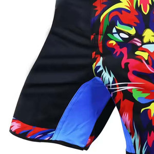 Pantalones Cortos de Muay Thai de Poliéster 100% de Alta Calidad, Más Vendidos, para Niños y Adultos, Duraderos y Ligeros, para Entrenamiento de Kickboxing y MMA - Product Image 3