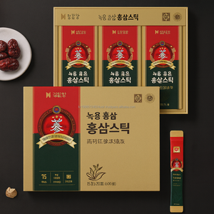 Korean Antler Extract Energy Stick with Ginseng Root 30 Pack Natural Vitality <b>Shot</b> - Product Image 1