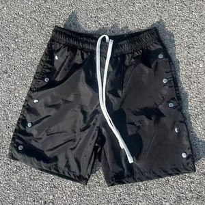 Los Mejores Pantalones Cortos Deportivos Casuales de Lona Transpirable de Secado Rápido con Cintura Media Elástica para Hombre, Ideales para el Verano - Product Image 4