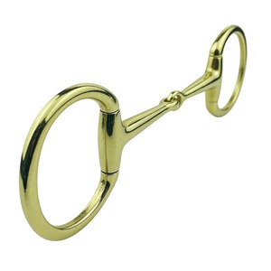 Bocado de caballo tipo snaffle hecho a mano con anillo suelto, de acero inoxidable artesanal, equipo duradero para equitación - Product Image 3