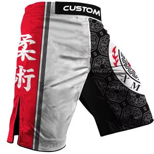 Shorts d'entraînement MMA professionnels, tissu extensible personnalisé, shorts de sport pour la gym et le fitness, fabricant de vêtements d'arts martiaux - Product Image 6