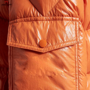 Chaqueta Acolchada de Algodón Grueso para Mujer, Larga, Transpirable, Impermeable y Cortavientos, para Otoño e Invierno, Venta al Por Mayor - Product Image 6