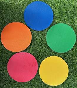Marqueurs en caoutchouc à points / Marqueurs à disque plat / Marqueurs d'agilité sportifs antidérapants / Cônes plats en caoutchouc / Marqueurs de pointage pour l'entraînement - Product Image 1