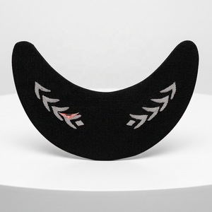 KEW Wholesale Hand Embroidered American Airline Silver <b>Cap</b> <b>Peak</b> Visor for Parade Ceremonial Uniform Silver Bullion Wire <b>Peak</b> - Product Image 3
