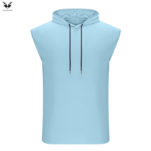 Good Supplier New Arrival OEM ODM Service Comfortable Latest Style Comfortable Unique Design Outer Wear Sleeveless Hoodies - Product Image 2
