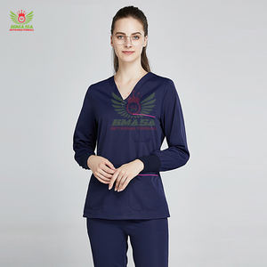 Uniforme Médico de Poliéster Blanco para Hombre, Uniformes de Enfermería Suaves, Conjuntos de Uniformes para Hospital - Product Image 5