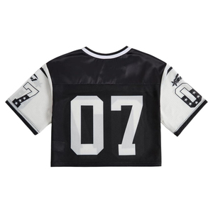 Camiseta de Fútbol de Malla Negra para Mujer, Cuello en V, Manga Corta, Número 07, Impresión Sublimada, Transpirable, Ropa Deportiva de Equipo - Product Image 2