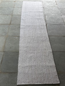 Tapis moderne en jute à tissage plat, couleur unie, rectangulaire, antidérapant, à poils courts, pour la maison et les couloirs - Product Image 3