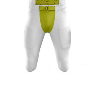 Custom Adult Men's American <b>Football</b> Jersey Set Green <b>White</b> V-Neck Short Sleeve Moisture Wicking Fitted Heat-Transfer Front - Product Image 6