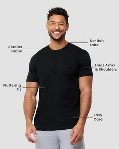 Camiseta Deportiva Personalizada de Alta Calidad GAF para Hombre, Tejida en 100% Algodón, Secado Rápido, Transpirable, para Entrenamiento, Gimnasio, Fábrica OEM/ODM - Product Image 4