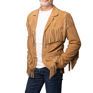 Cowgirl Fringe <b>Leather</b> <b>Jacket</b> Manufacturer Custom Fashion Factory - Product Image 2