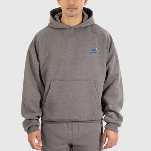 Sweat-shirt surdimensionné en coton mélangé pour homme, marque personnalisée, qualité supérieure, tissu polaire doux. - Product Image 1
