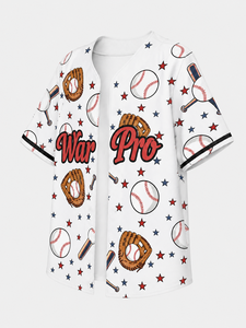 Personalized High Quality Custom Name Number Baseball Pattern Jersey Premium White Team Sportswear Shirt for <b>man</b> and women - Product Image 1