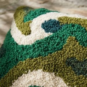 Cojín Decorativo Geométrico con Diseño de Cuadros, Estilo Bohemio, Multicolor, Abstracto, a Precio de Mayoreo - Product Image 3