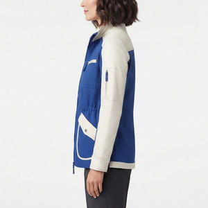 <b>Women</b> <b>Utility</b> <b>Jacket</b> Soft Lightweight Fabric Zip Front Multiple Pocket Detail Comfortable Layer For Travel Work And Casual Days - Product Image 3