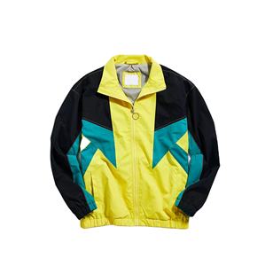 Veste coupe-vent d'extérieur pour hommes de marque personnalisée veste coupe-vent légère à capuche en tissu imperméable et respirant pour l'hiver à fermeture éclair - Product Image 1