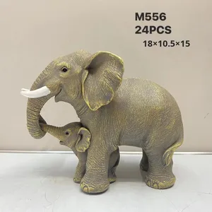 Christmas <b>Decorations</b> Gifts 2026 New Cross-border Hot-selling Drop Shipping <b>Elephant</b>-Shaped Synthetic Resin European Style - Product Image 6