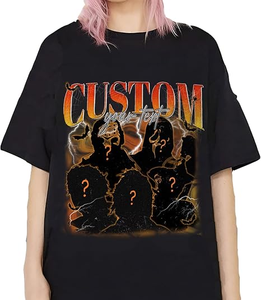 เสื้อยืดโอเวอร์ไซส์ผ้าคอตตอนถักพิมพ์ลาย ระบายอากาศได้ดี คอทรงโอ หนัก 230 กรัม สไตล์วินเทจ แอซิดวอช สำหรับผู้ชาย สตรีทแวร์ รับผลิตตามสั่งขายส่ง - Product Image 4