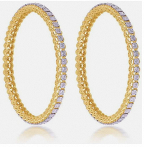 Wholesale Price Women Diamond <b>Bangles</b> New Design 18K <b>Gold</b> Diamond Bracelet Elegant <b>Bangle</b> with Dazzling Diamonds - Product Image 3