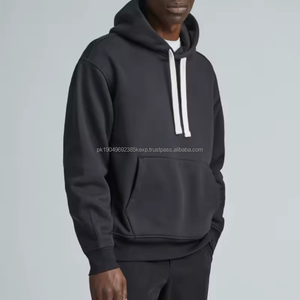 Sweats à capuche élégants pour hommes, coupe régulière personnalisée, polyester et coton avec impression, poche avant, sweats à capuche pour hommes pour une utilisation en extérieur - Product Image 4