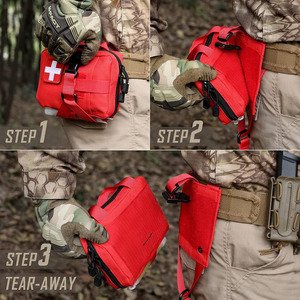 Organisateur de médicaments imperméable personnalisé avec trousse de premiers soins en cuir de qualité supérieure, pour situations d'urgence, de survie et de voyage, en vente à bas prix - Product Image 6