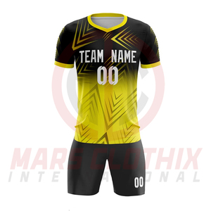 Customized Solid Colors Men Team <b>Soccer</b> Wear Uniforms Set High Quality Breathable Material Made <b>Soccer</b> Uniforms Set - Product Image 2