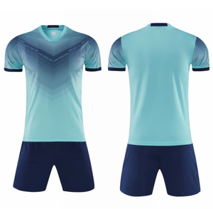 ODM OEM Fully Sublimated Soccer Uniform Set for Unisex 100% Polyester Fabric Short Sleeve Crew Neck Quick Dry Uniform for Men - Product Image 5