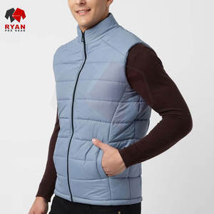 Chaleco acolchado para hombre, chaqueta acolchada ligera sin mangas, ropa informal cálida para invierno - Product Image 2
