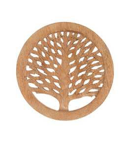 Handmade Pumpkin Wooden <b>Trivet</b> Carved Wood Thanksgiving Hot Pad Heat Resistant Dining Coaster Kitchen Pot Mat - Product Image 5