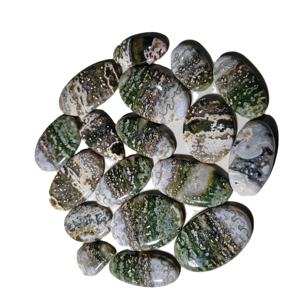 พลอยแจสเปอร์ธรรมชาติคุณภาพสูงรูปทรงผสมแบบคาโบชอง ขนาด 20-45 มม. น้ำหนัก 8-12 กรัม สำหรับทำเครื่องประดับ ขายส่ง - Product Image 5