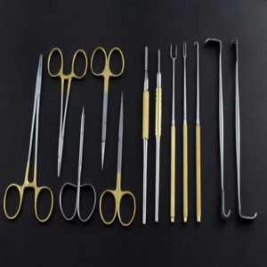 Ensemble d'instruments chirurgicaux Jamso Industries, 12 pièces, outils de chirurgie mineure manuels, certifiés CE, classe I JI-3502, chirurgie orthopédique - Product Image 4