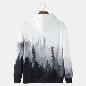 Sudadera con Capucha Sublimada Personalizada con su Propio Diseño, Ropa Masculina de Alta Calidad, Sudadera Informal Sublimada para Hombre - Product Image 2