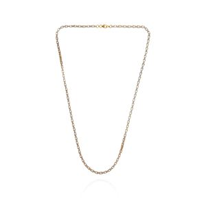 สร้อยคอจี้เพชรทรงกลมเจียระไนแบบบริลเลียนท์ ทองคำขาว 14K เพชรเลี้ยงในห้องปฏิบัติการ ดีไซน์รูปดาวเปิด ประดับด้วยวงแหวนระยิบระยับ ทันสมัย เหมาะสำหรับผู้ชายในงานแต่งงาน - Product Image 1