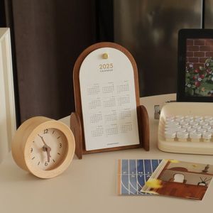 Calendario de Escritorio de Madera Personalizado, Calendario de Mesa Perpetuo de Madera de Lujo, Regalo Corporativo Personalizado - Product Image 6