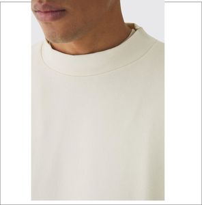 เสื้อสเวตเชิ้ตผู้ชายปักลายตามสั่ง ผ้าฝ้าย 100% สไตล์สตรีทแวร์ แบบสวมหัว ขายส่ง เสื้อสเวตเชิ้ตขนาดใหญ่ ระบายอากาศได้ดี - Product Image 3