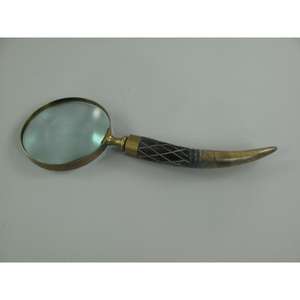 Loupe antique artisanale de luxe en corne de buffle style Viking – Prix de gros - Product Image 2