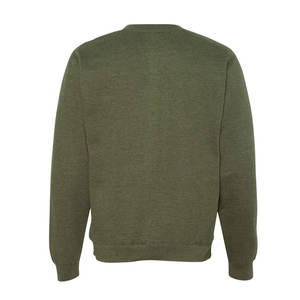 Men's Crew Neck Soft Fleece Sweatshirt High Quality Crew Neck Pullover Heavyweight Solid Color Oversized Sweatshirt - Product Image 3