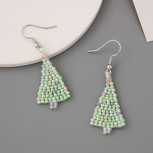 Pendientes de Perlas con Diseño de Árbol de Navidad, Modernos, para Mujeres y Niñas, Regalo para Bodas y Temporada Festiva - Product Image 4