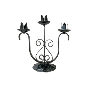 ราคาขายส่ง เชิงเทียนเหล็กตกแต่งงานเลี้ยงอาหารค่ำ สไตล์โบราณ ล่าสุด ราคาถูก - Product Image 1